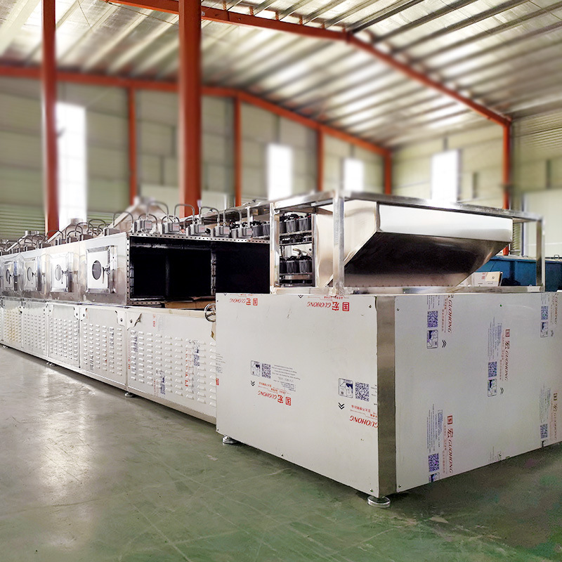 Tunnel type microwave sterilization equipment, multi-purpose chia seed ripening machine, industrial microwave dryer