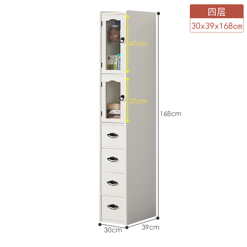 Bathroom side cabinet, floor standing cabinet, simple storage cabinet, living room storage cabinet, narrow cabinet, high cabinet, bathroom cabinet, toilet side cabinet