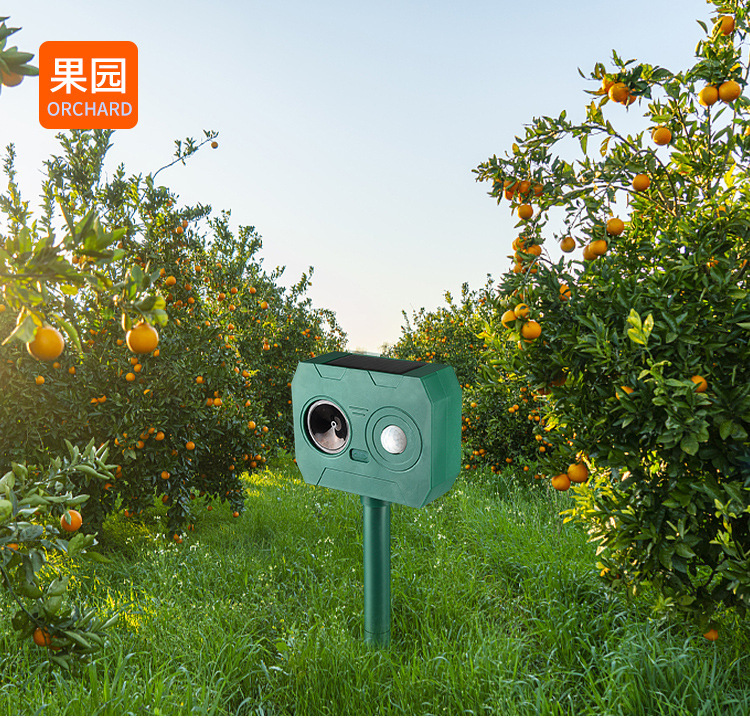 Solar powered animal repellent, outdoor ultrasonic rodent repellent, electronic insect repellent, stray cat and dog manufacturer, direct approval and delivery