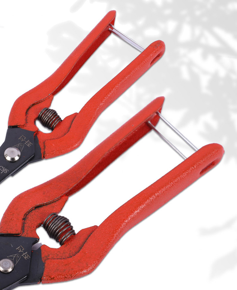 Korean Scissors Multi purpose Industrial Iron Sheet Electronic Scissors Manufacturer Wholesale Garden Spring Scissors Straight Head Pruning Scissors