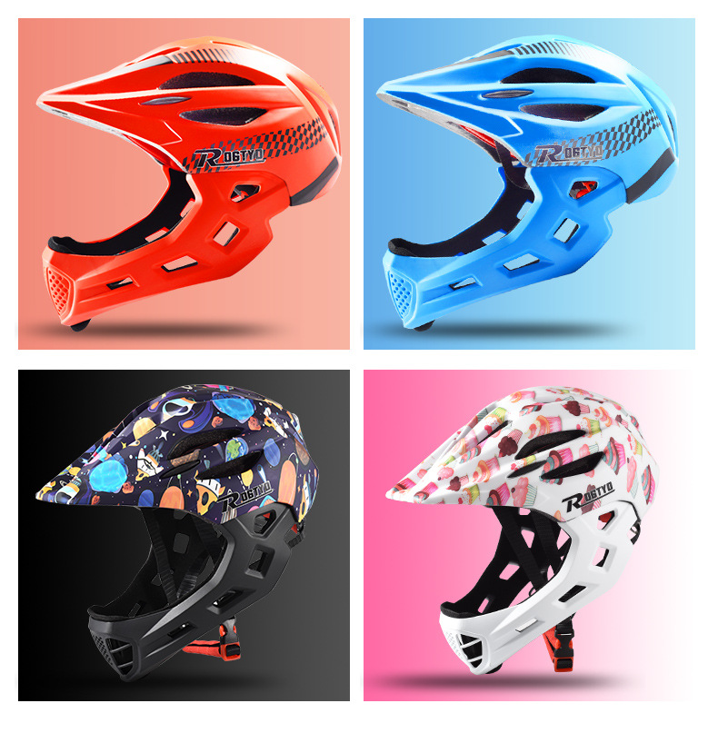 Children's helmet, bicycle CE testing, balance bike, scooter, boys' roller skating, full helmet, girls' protective gear, riding equipment