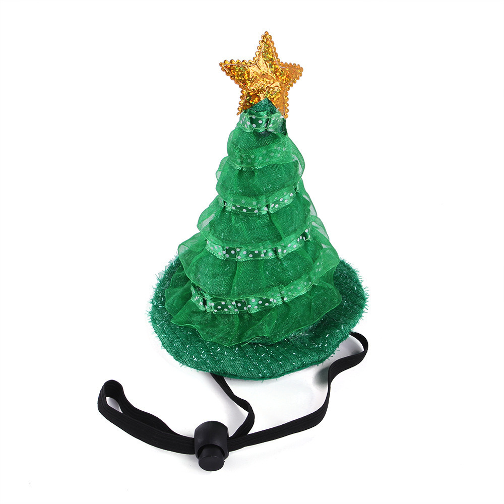(Трансграничная торговля), рождественская зеленая шапка, аксессуар для волос, (в наличии на складе)