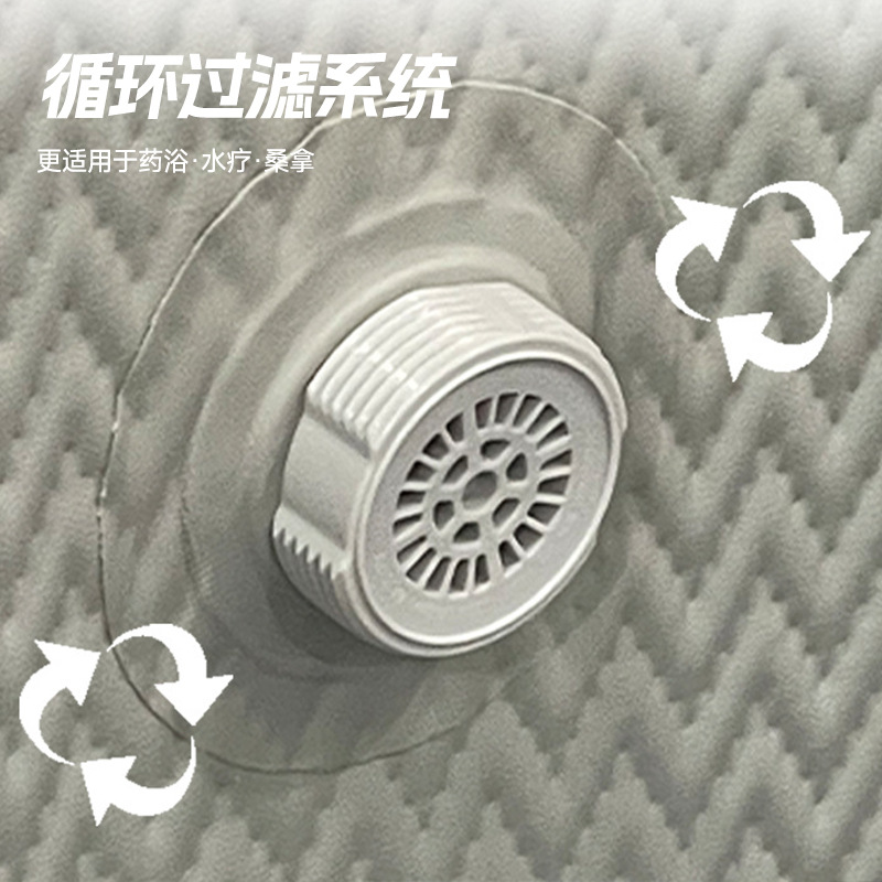 Massage bathtub, inflatable spa, outdoor home spa pool, jet therapy bath, hot spring pool, health pool, swimming pool