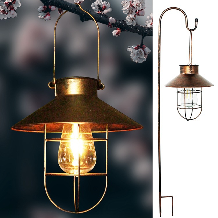 Solar powered ice hockey ground lamp, lawn plug-in lamp, outdoor courtyard garden, step atmosphere decoration, LED crack light