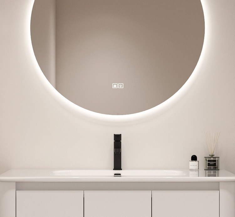 Japanese style space aluminum bathroom cabinet combination bathroom washbasin bathroom hanging cabinet ceramic integrated basin washbasin mirror cabinet