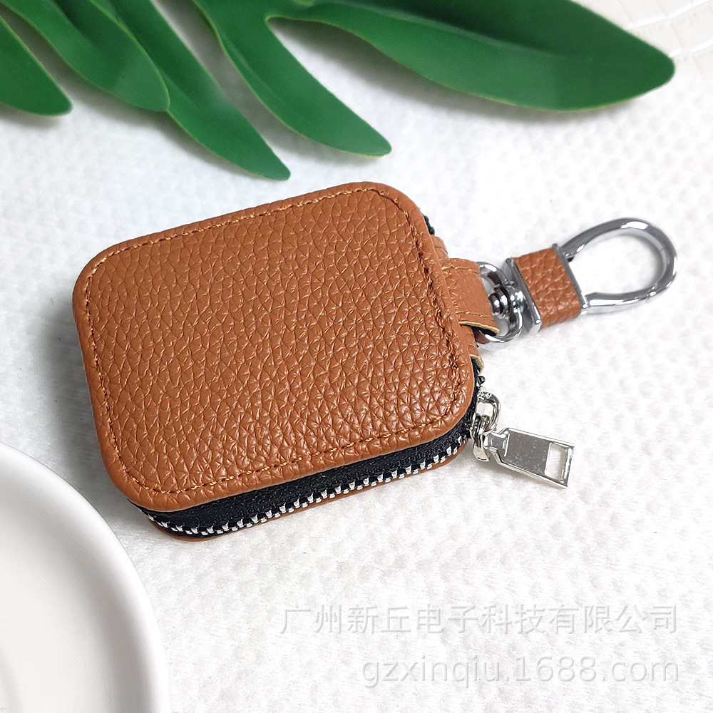 Simple lychee patterned headphone case suitable for AirPods Pro3/Pro2/AirPods 4 Xinqiu headphone case
