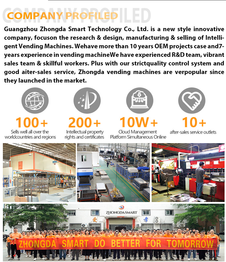 Export vending machine with 24-hour cooling, beverage vending machine, snack vending machine, self-service vending machine