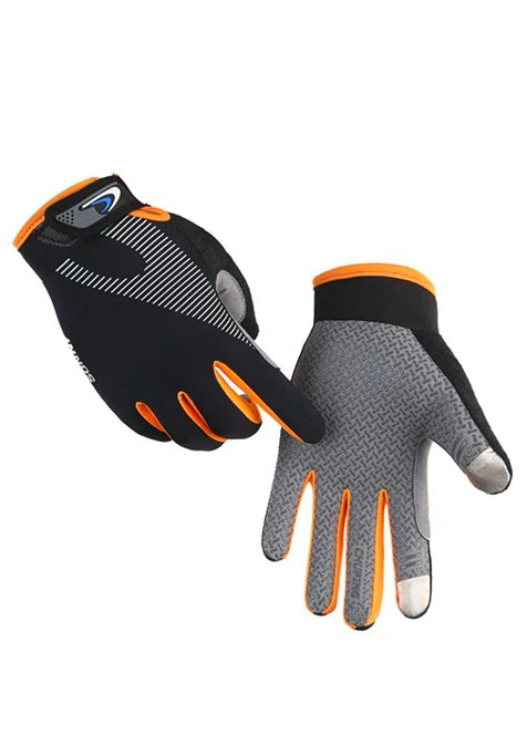 Long finger gloves thin for men and women outdoor sports, long finger fishing, hiking, fitness, cycling gloves
