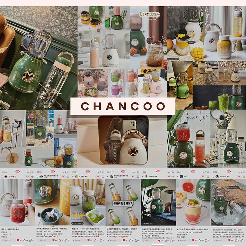 Портативная соковыжималка Chancoo в ретро-стиле