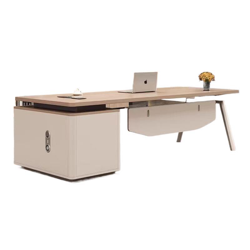 Office boss's desk, simple and modern, single person desk, manager's desk, luxurious executive desk, large desk, office furniture