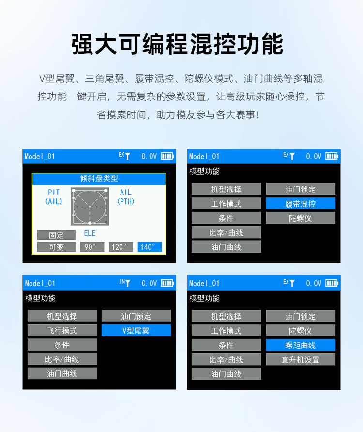 新品乐迪T12D十二通道无人机航模工程车船高频头遥控器