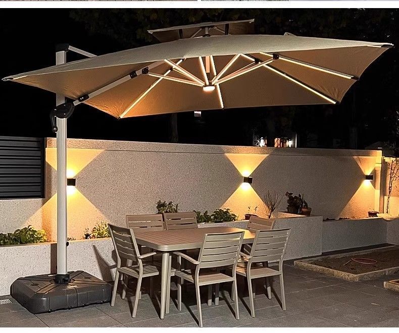 Outdoor sunshade, courtyard umbrella shed, sun umbrella, commercial stall, outdoor Roman umbrella, garden villa, outdoor Roman umbrella