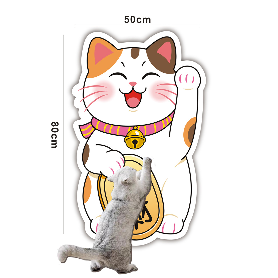 Защитная самоклеящаяся наклейка от кошачьих когтей Cat Lover Player Панда