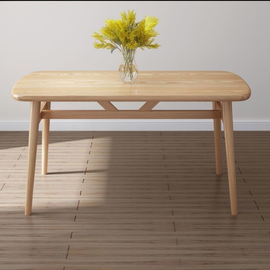 Nordic dining table and chair combination, modern and simple small apartment, 4-person 6-person dining, economical household rectangular table and chair