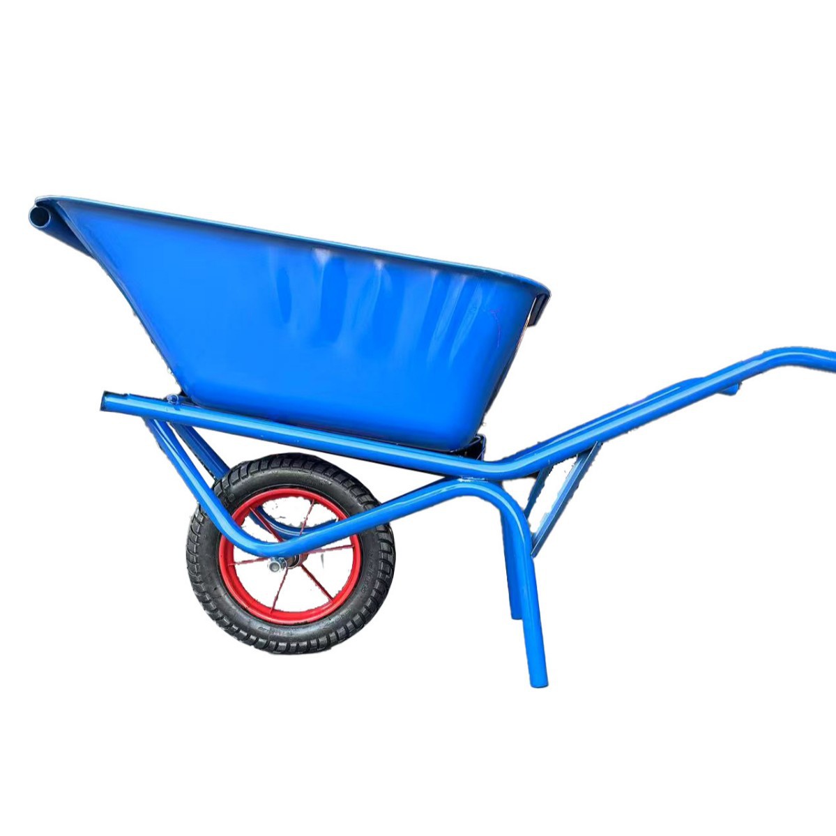 Agricultural single wheel double wheel thick handcart, construction site handling of sediment, garbage, feed, grain, dump truck manufacturer in stock