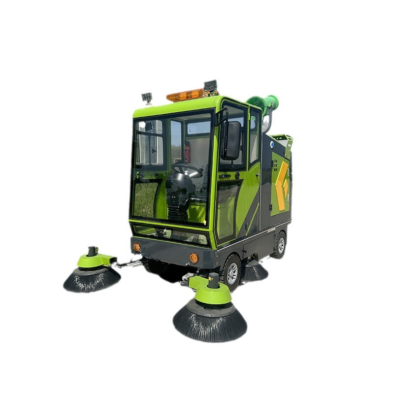 Property community electric sweeper Falcon 2800 high-pressure cleaning and vacuuming industrial sweeper electric sweeper