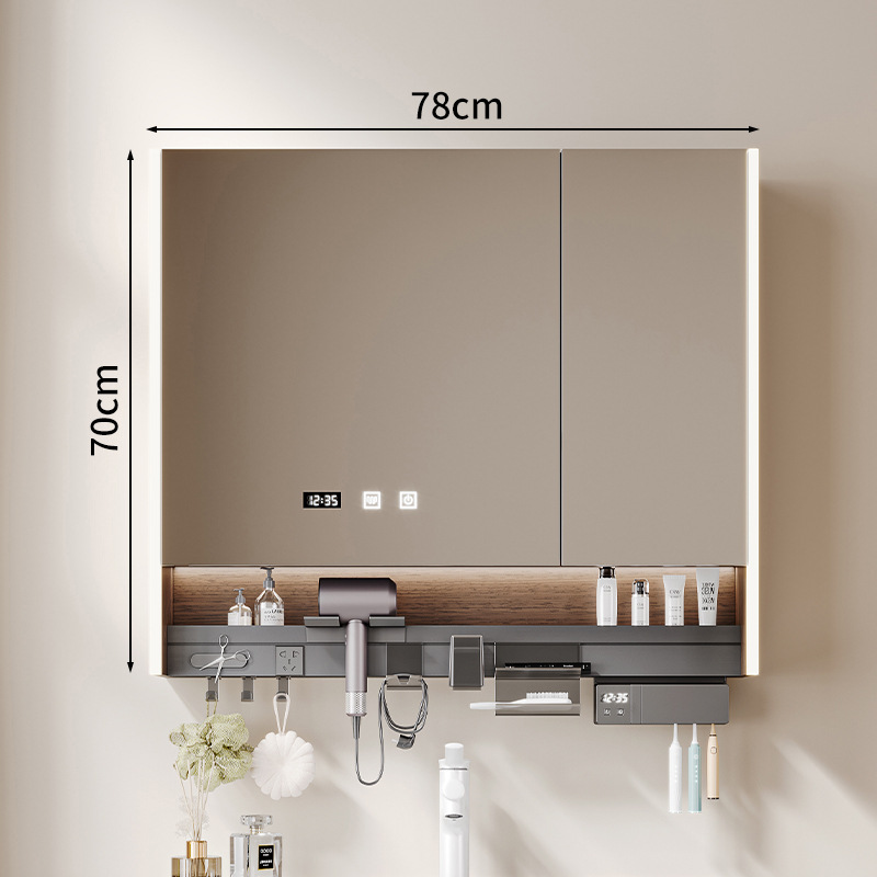 Middle ancient style solid wood bathroom cabinet, ceramic integrated basin, washbasin integrated countertop, walnut double drawer storage bathroom cabinet