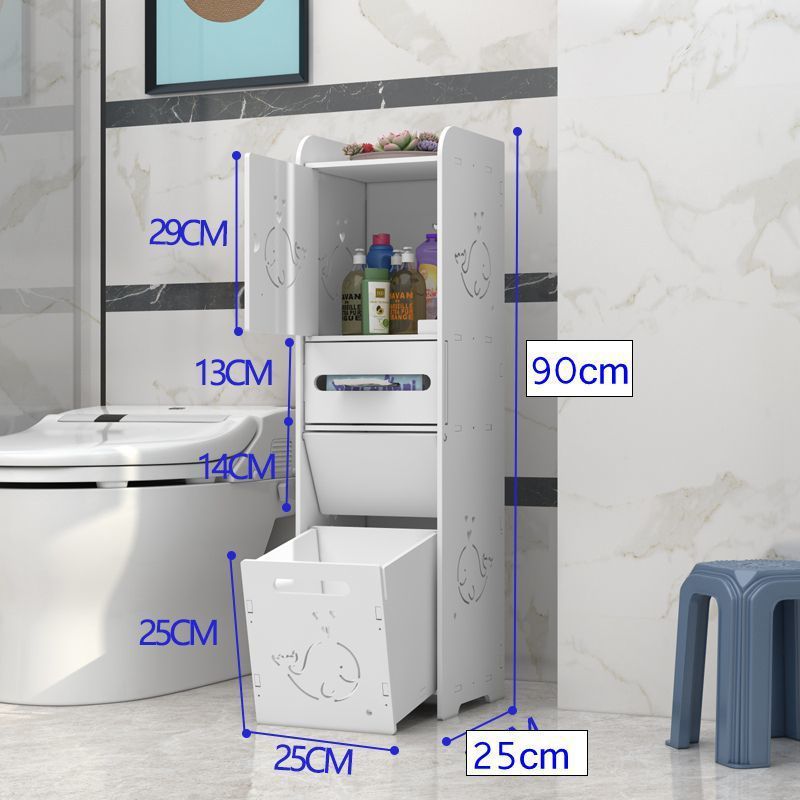 Bathroom side cabinet, bathroom standing cabinet, floor standing bathroom shelf, toilet side cabinet, narrow cabinet, toilet storage cabinet