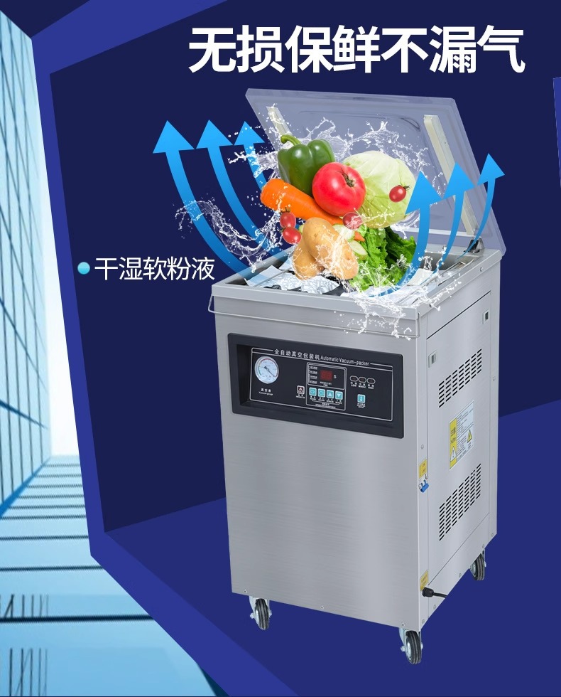 Ruili DZ-260 desktop vacuum packaging machine, food preservation vacuum machine, single chamber vacuum machine, commercial packaging machine