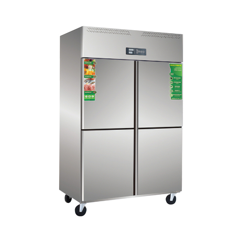 Guanxue four door refrigerator commercial air-cooled frost free freezer kitchen six door freezer baking refrigeration four door vertical