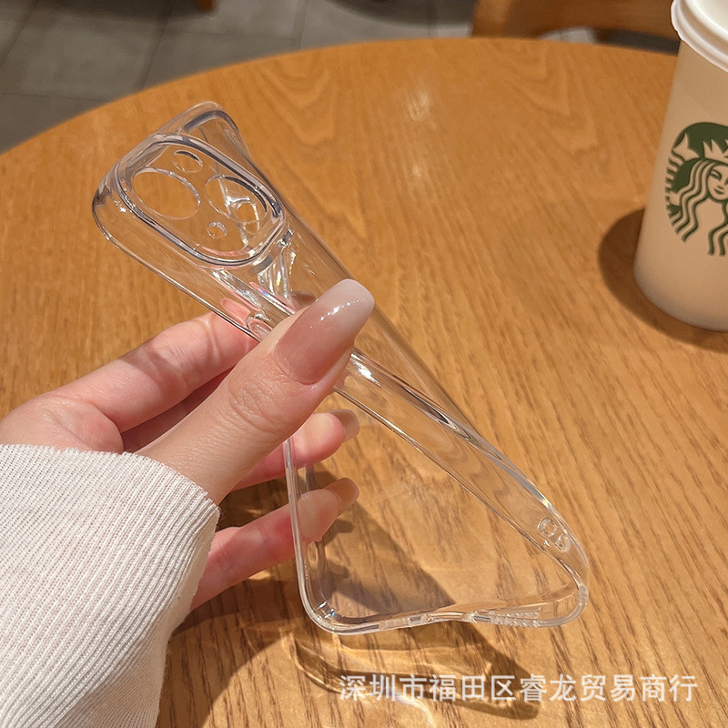 透明适用苹果15/16防摔14手机壳iphone13pro手机套PM软壳11批发13