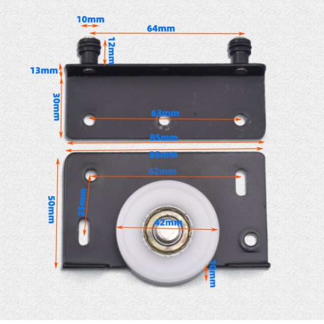 Cabinets, wardrobes, sliding doors, sliding doors, wooden doors, sliding rails, aluminum alloy upper and lower rails, door wheels, guide rails, accessories
