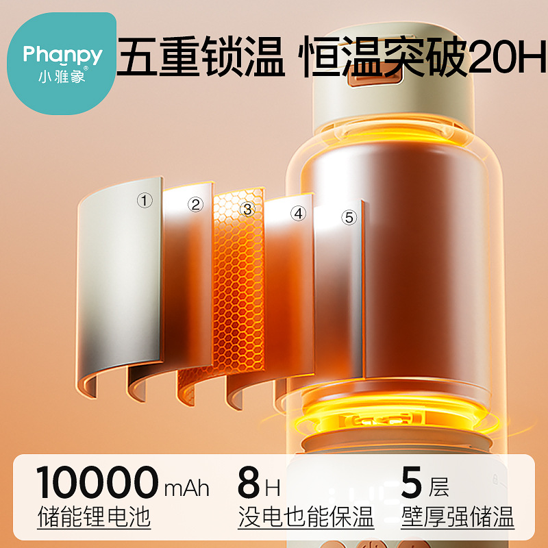 Портативный подогреватель бутылочек Xiaoya Xiang PH904778