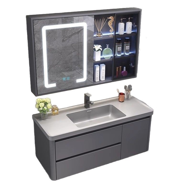 Light luxury washbasin, rock integrated basin, bathroom cabinet, ceramic integrated basin, minimalist washbasin cabinet, combination bathroom cabinet
