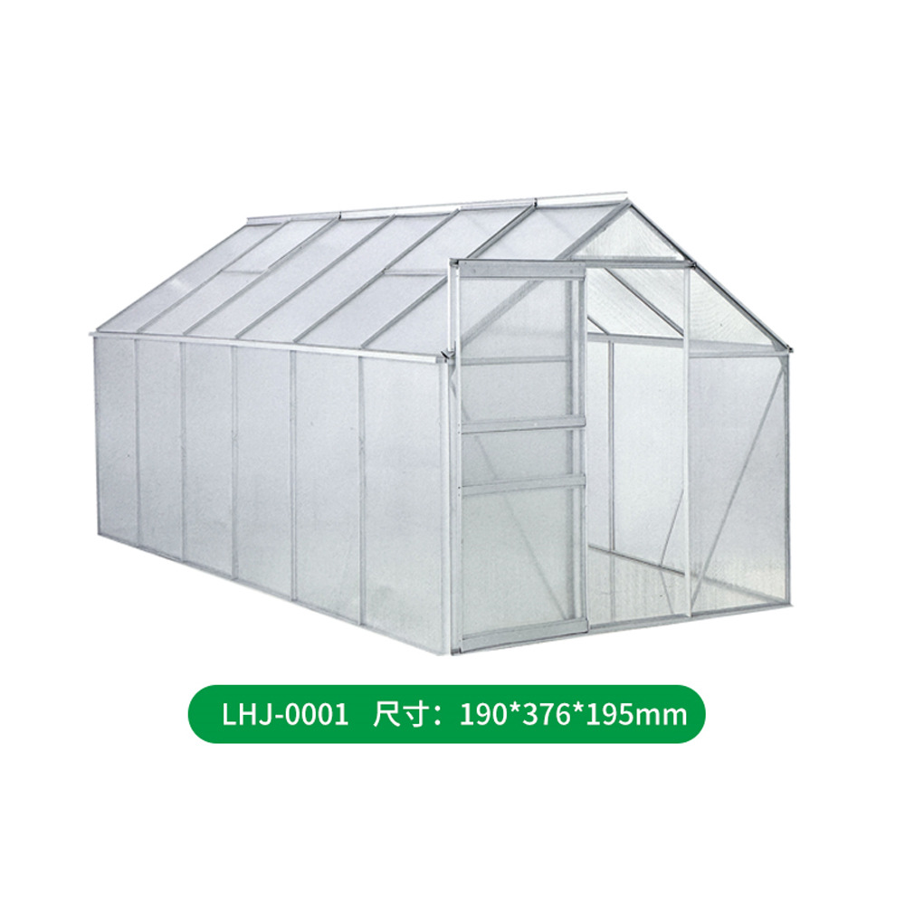 Household Greenhouse Flower House Assembled Walk in Mini Flower House Villa Type Single Aluminum Alloy Agricultural Warm House Wholesale