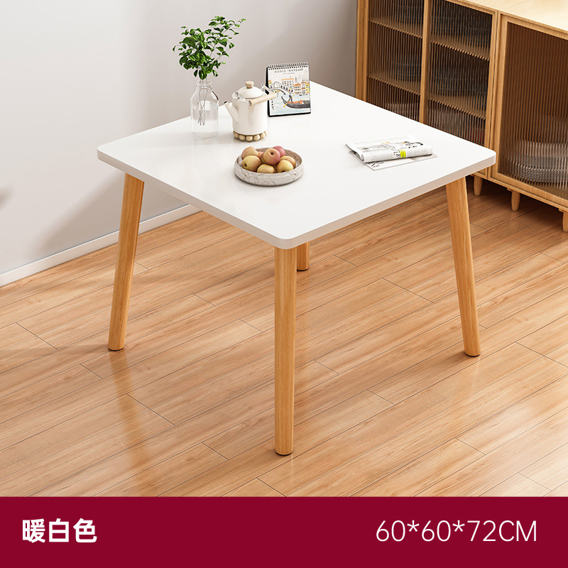 Dining table, rental room, family small apartment, dining table, living room, kitchen, square, simple dining table, square table, round table
