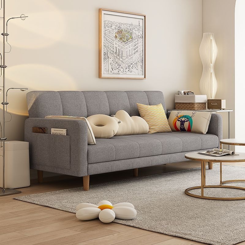 Sofa, small-sized living room, sofa bedroom, simple modern rental room, three person folding sofa bed, dual-use