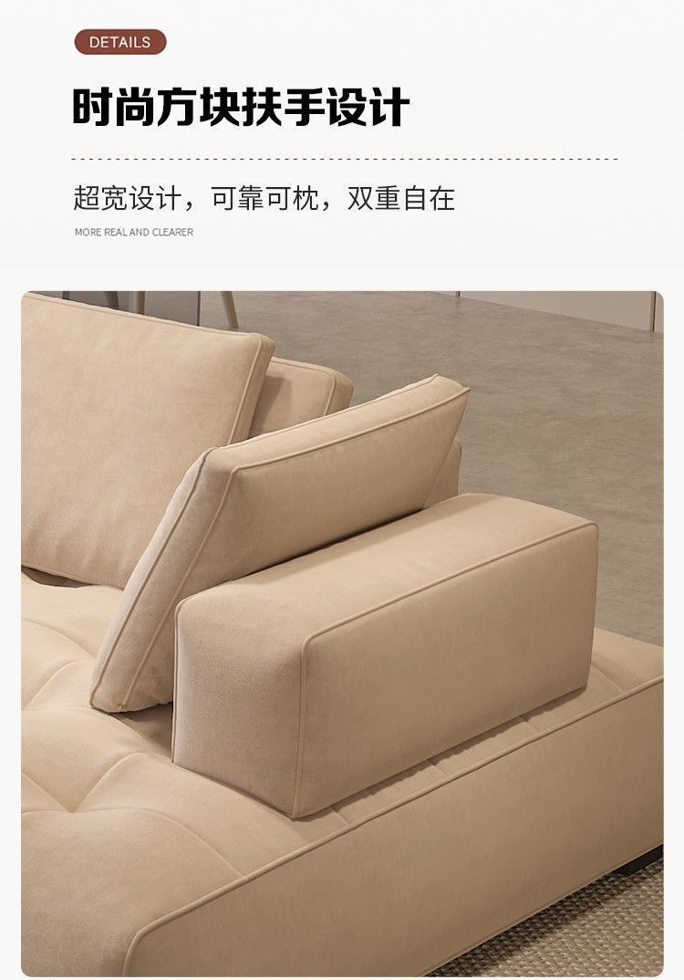 Cream style original Lawrence sofa light luxury model large flat villa living room light luxury module combination fabric sofa