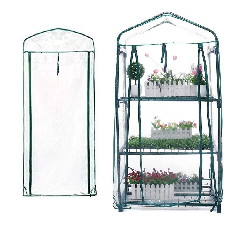 Wholesale Garden Warm Room PVC or PE Small Flower Room Cover Greenhouse Warm Sunshine Room Seedling Room Flower Frame Greenhouse