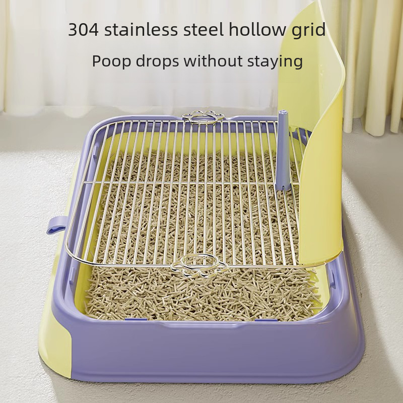 Pet Special Dog Teaddy Stool Stainless Steel Anti -Steppling on Shut Sand Pot Morne Pot Pot Mant Dog Supplies
