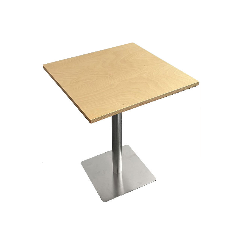 Modern minimalist wooden dining table and chairs 60CM80CM square table, small round table chairs, light luxury ocean board, one table, four chairs