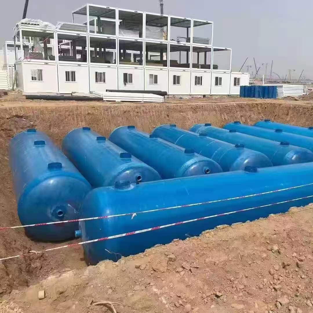100 cubic meter rainwater collection tank, five water co treatment, renovation of old urban domestic sewage, sedimentation tank, molded septic tank