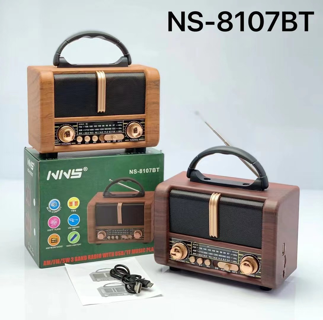 Беспроводная Bluetooth-колонка из дерева NS-8108