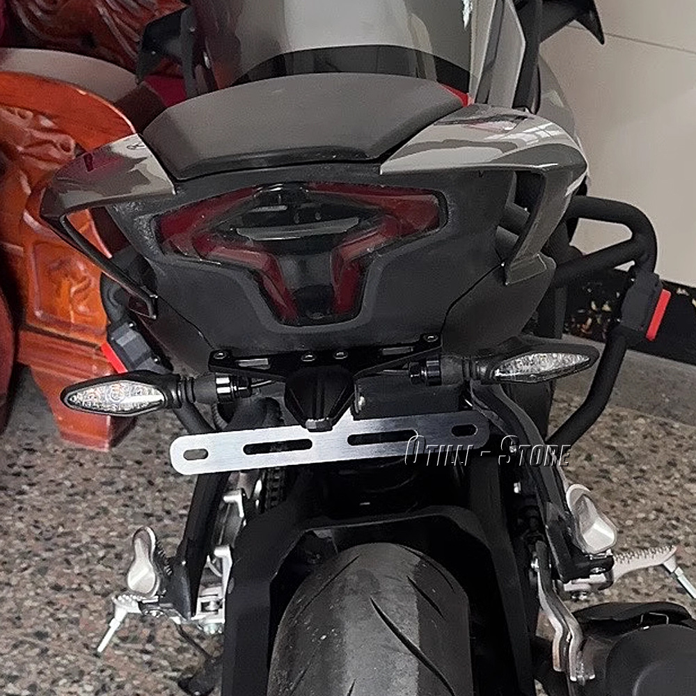 Сестрая трансграничные подходящие для весеннего бриза CFMoto 450SR аксессуары для мотоциклов Стеллажа для лицензии на стойку