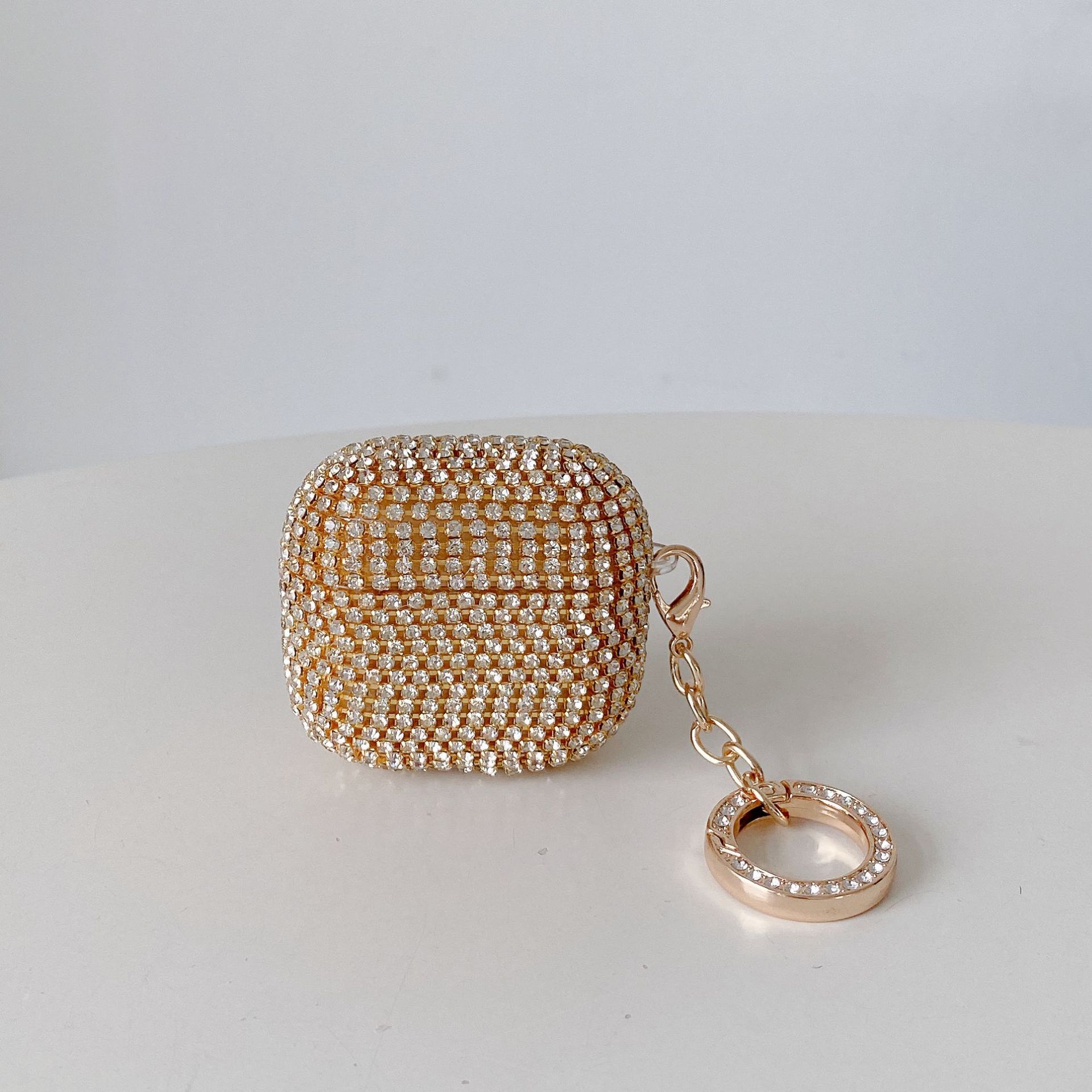 Suitable for Apple, Samsung, Huawei 4th generation diamond studded headphone case factory, PC hard case protective cover, TPU Pro 2nd generation
