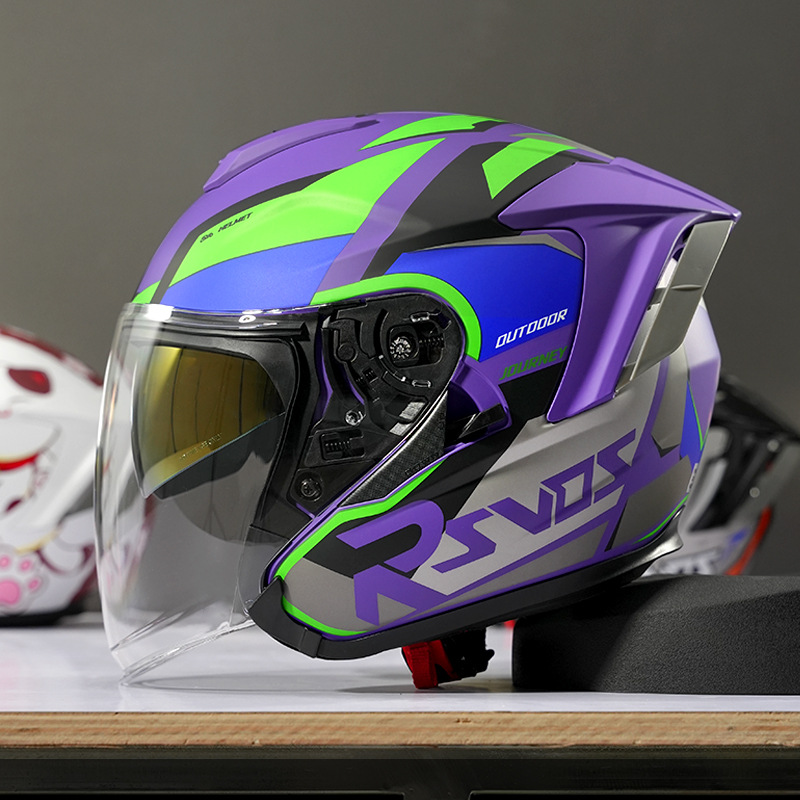 RSV Motorcycle Helme Men's Machine Женский лето-четверть шлема мотоцикл наполовину шлем Four Seasons Universal Ro-5