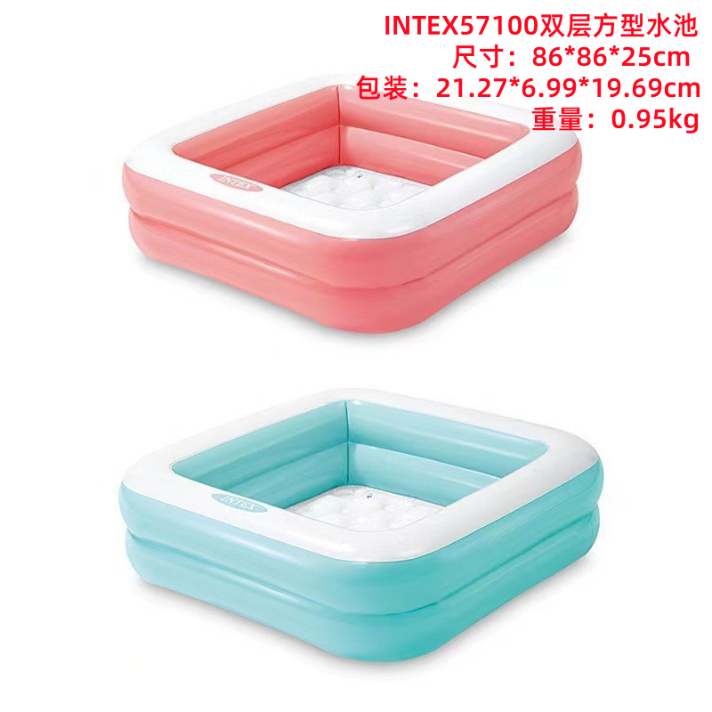 INTEX Thickened Swimming Pool Fishing Pool Balloon Filling Pool Baby Play Pool Swimming Pool Home Use Slide Pool