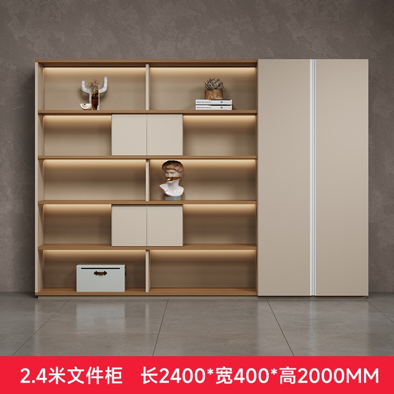 High quality E0 level boss desk, office desk and chair, modern single person light luxury leadership desk, office furniture desk and chair