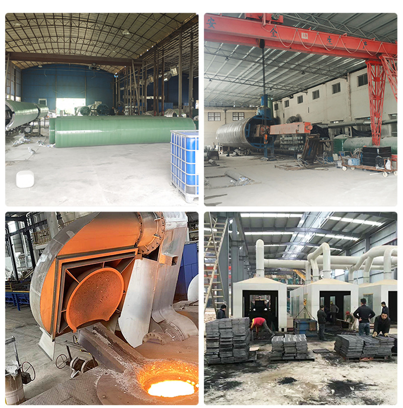 Zhejiang glass reinforced plastic septic tank 2/4/6/10/20/50/100 cubic meter three grid integrated winding finished septic tank