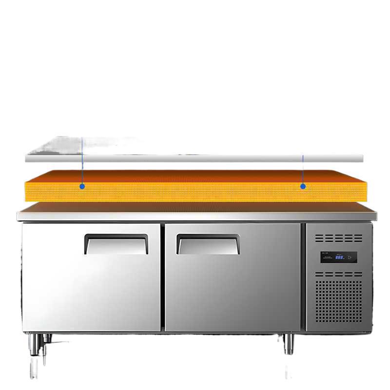Refrigerated commercial workbench, freezing operation table, freezer, freezer, kitchen integrated fresh-keeping cabinet, factory direct sales