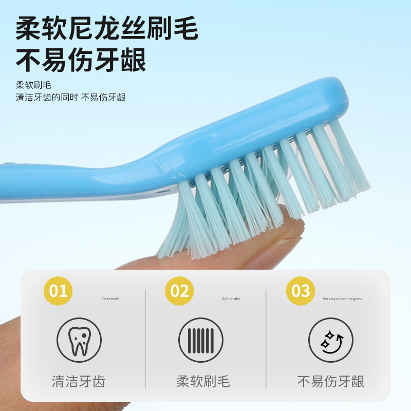HOP Зубная паста, гигиенический набор зубных щеток, двусторонняя зубная щетка