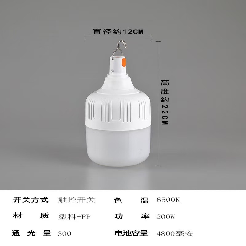 led户外灯泡露营摆摊灯usb充电款球泡灯足功率充电灯泡户外露营野