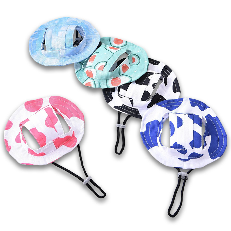Петухолочное снабжение Pet Hat Pet Dog Симпатичные уши, выставленные, чтобы предотвратить падение с регулируемой шляпной шляпной шляпой шляпы кота