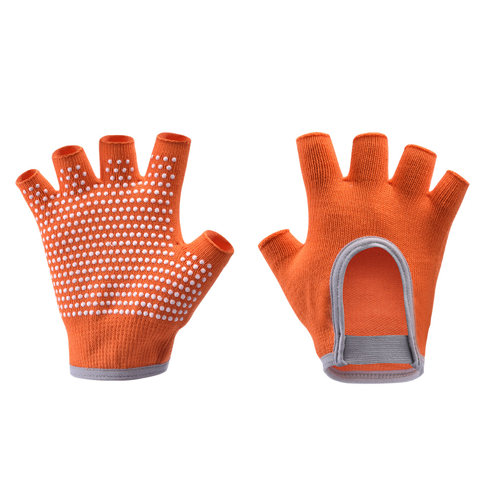 [Yoga Gloves B1] Half Finger Female Fitness Barbell Lifting Pot Equipment Cycling Road Bike Jumping Rope Badminton Cocoon Prevention
