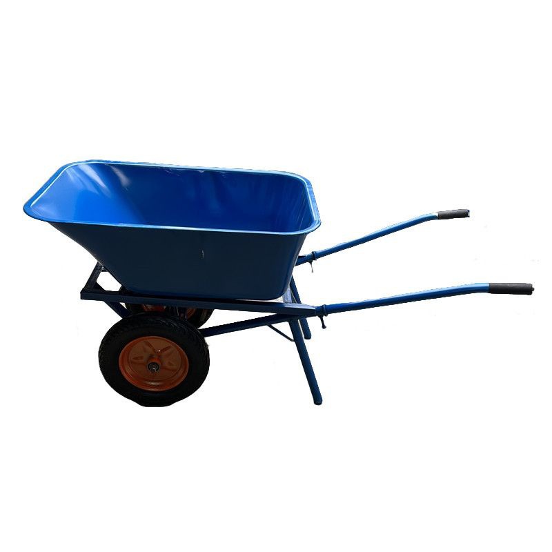 Thickened single wheel handcart with brake, single wheel small cart, agricultural flatbed, orchard handling, hauling goods, mountain road, chicken bus