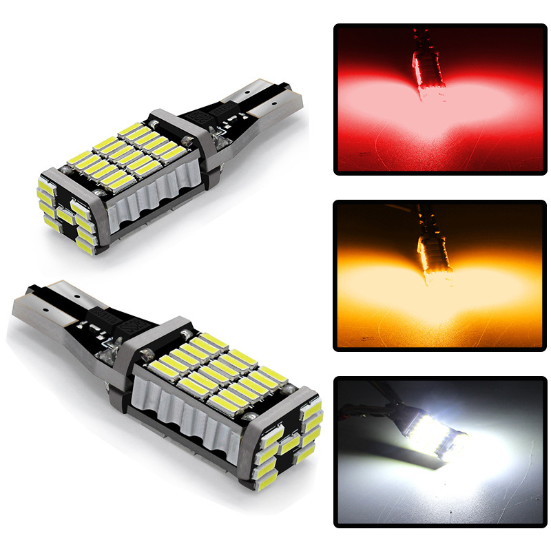 Автором тормозного света T15 4014 45SMD Декодирование Wuji Hight Dream Direct Lights Turn Light Canbus светодиод